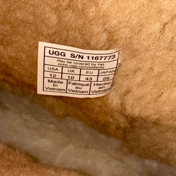 UGG Classic Ultra Mini Platform Shearling Boots Women's 12 Chestnut‎ Suede - Picture 2 of 7